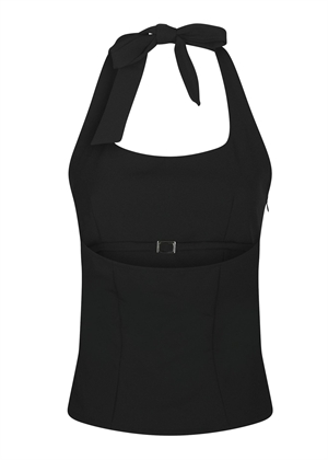 Rafla stretchy top Black Neo Noir 